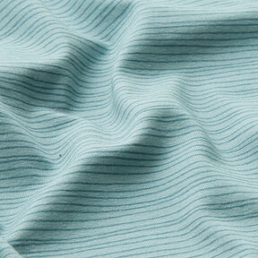 Narrow Stripes Cotton Jersey – dove blue, 