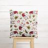 Decor Fabric Canvas Gnome with hat – light beige/dark red,  thumbnail number 6