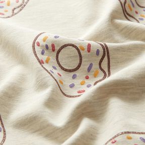 Cotton Jersey Glittery donuts | by Poppy – natural, 