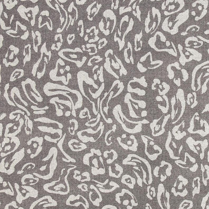 <h2>Air Flow Leo Viscose Fabric &ndash; Anthracite/Off-white/Black & Digitally Printed</h2>,  image number 1
