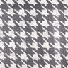 Houndstooth metallic shiny metallic viscose blend – black/white,  thumbnail number 7