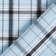 Blouse & shirt fabric, checked – light blue,  thumbnail number 4