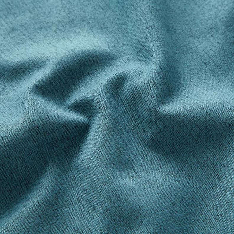 Fine melange upholstery fabric – petrol,  image number 2