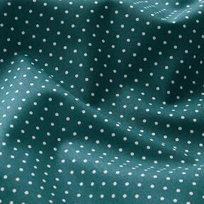 Coated Cotton Little Dots – light petrol, 