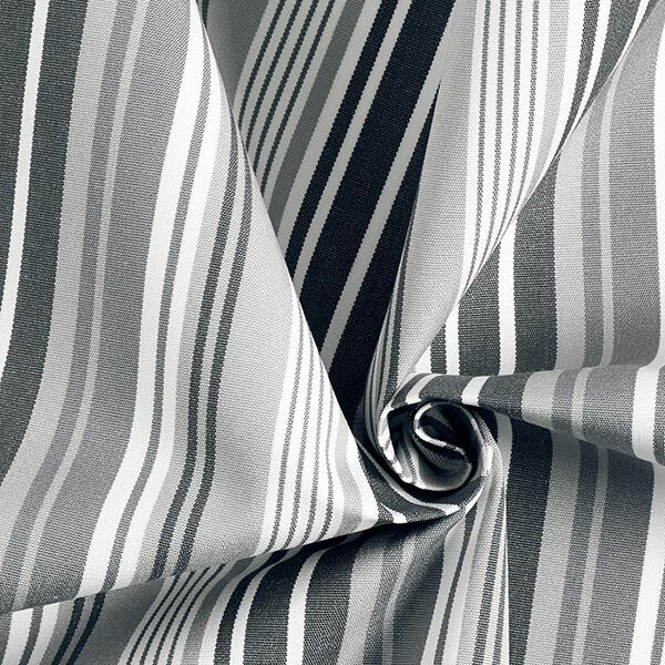 awning fabric Blurred Stripes – light grey/dark grey,  image number 4