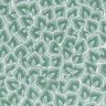 Cotton Cretonne Abstract leaves – sage/ivory,  thumbnail number 1