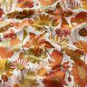 Decor Fabric Panama colourful flowers – cream/terracotta,  thumbnail number 2