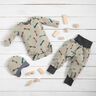Cotton Jersey retro racing cars – light taupe,  thumbnail number 6