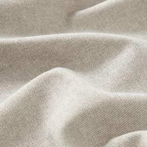 Decor Fabric Half Panama Cambray Recycled – silver grey/natural | Remnant 80cm, 