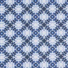 Decor Fabric Canvas Batique Circles – indigo/white, 