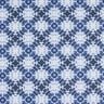 Decor Fabric Canvas Batique Circles – indigo/white,  thumbnail number 1