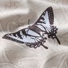 Decor Fabric Half Panama butterflies – light beige,  thumbnail number 2