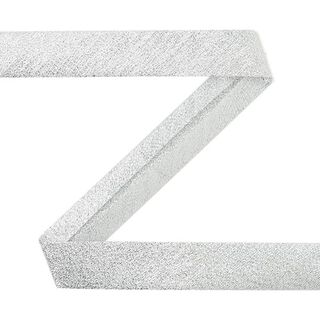 Lurex Bias Tape [20mm] - silver, 