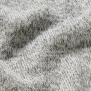 Mottled fine knit fabric – light grey, 