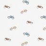 GOTS Cotton Jersey Retro toy cars Digital Print – ivory,  thumbnail number 1