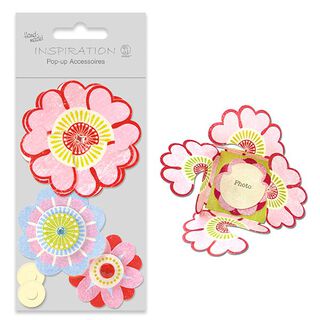 Flower Power Pop-Up Craft Set  – red, 