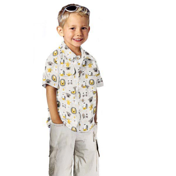 Cotton Poplin Party Animals – sand,  image number 6