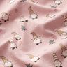 Cotton Jersey Gnomes in the snow – rosé,  thumbnail number 2
