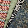 Decor Fabric Tapestry Fabric mandala flowers – black/blue,  thumbnail number 5