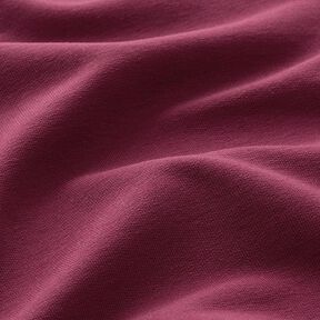 Light French Terry Plain – burgundy, 