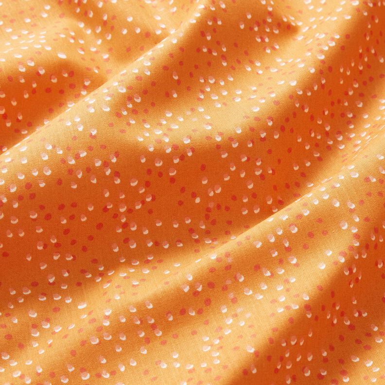Cotton Cretonne Polka Dots – peach orange,  image number 2