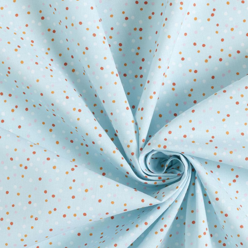 Cotton Cretonne Polka Dots – light blue, image number 3