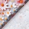 Cotton Poplin Paper flowers Digital Print – light dusky pink,  thumbnail number 4