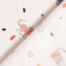 Cotton Poplin Cat Confetti – ivory/light taupe,  thumbnail number 4