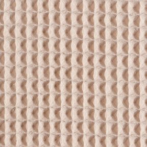 Waffle Piqué large honeycombs – cashew, 