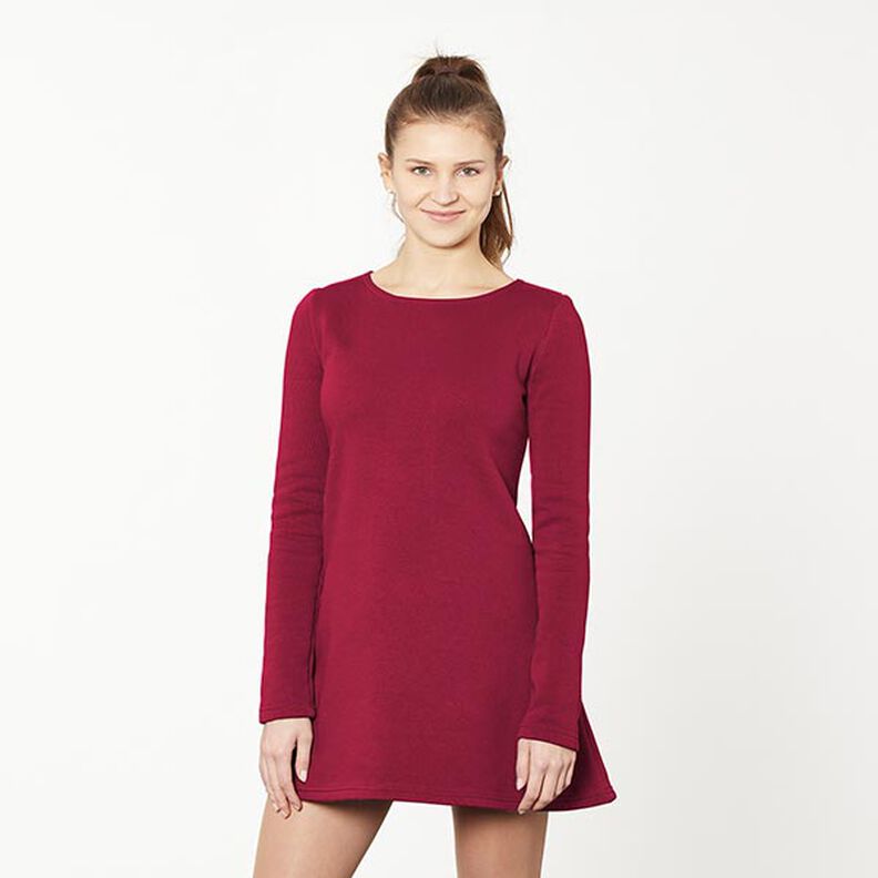 Plain Nicky Velour – burgundy,  image number 4