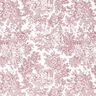 Decor Fabric Canvas romance – white/carmine,  thumbnail number 1