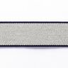 Belt Webbing  [ 3,5 cm ] – navy blue/grey,  thumbnail number 1