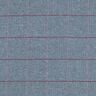 Coat fabric cotton mix herringbone and check – light blue/burgundy,  thumbnail number 1