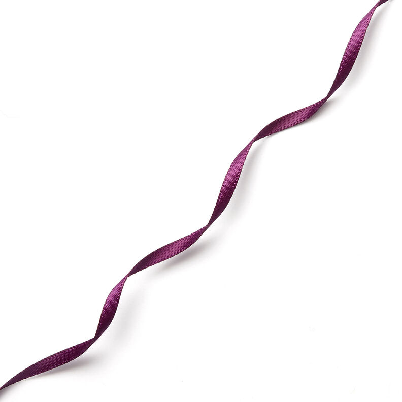Satin Ribbon [3 mm] – aubergine,  image number 2