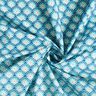 Coated Cotton Floral Boxes – aqua blue/white,  thumbnail number 3