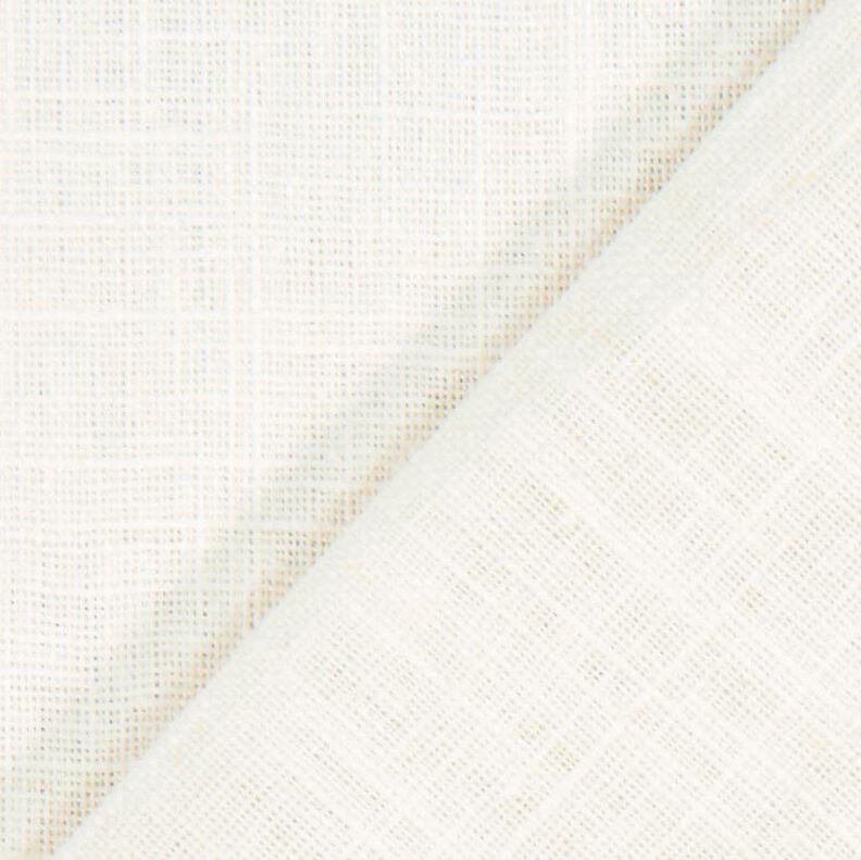Linen fabric Ramie mix medium – offwhite,  image number 4