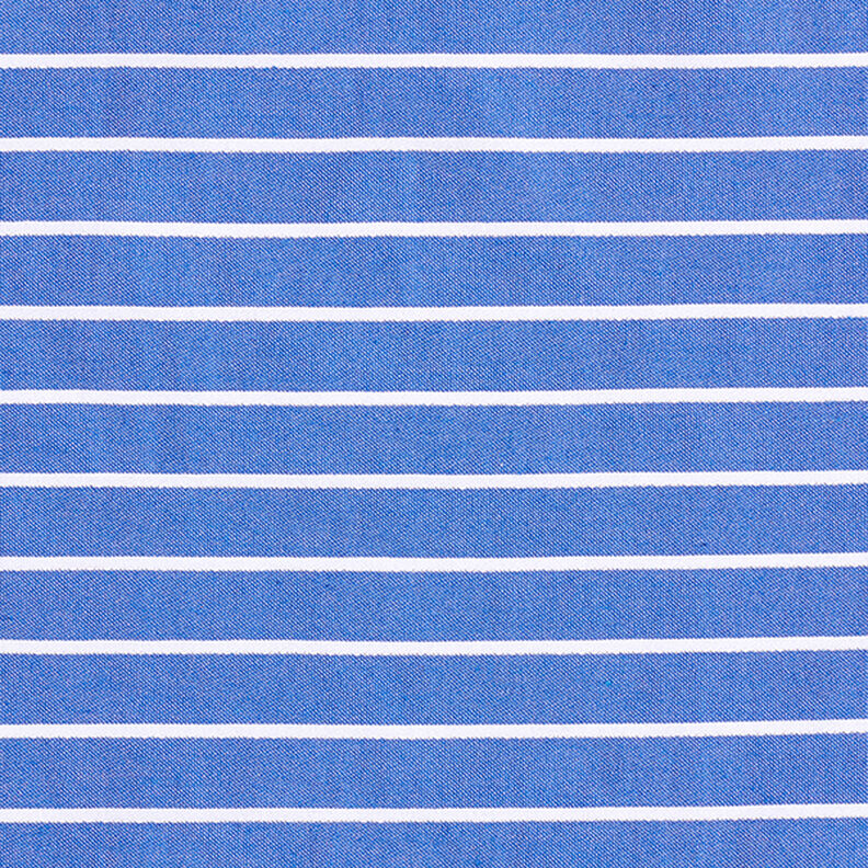 Viscose stretch with glitter stripes – blue/white,  image number 1