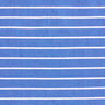 Viscose stretch with glitter stripes – blue/white,  thumbnail number 1