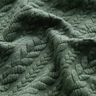 Cabled Cloque Jacquard Jersey – dark green,  thumbnail number 2