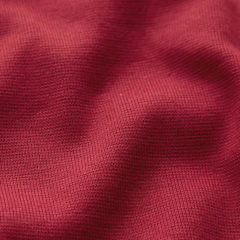 GOTS Cotton Ribbing | Tula – burgundy,  image number 2
