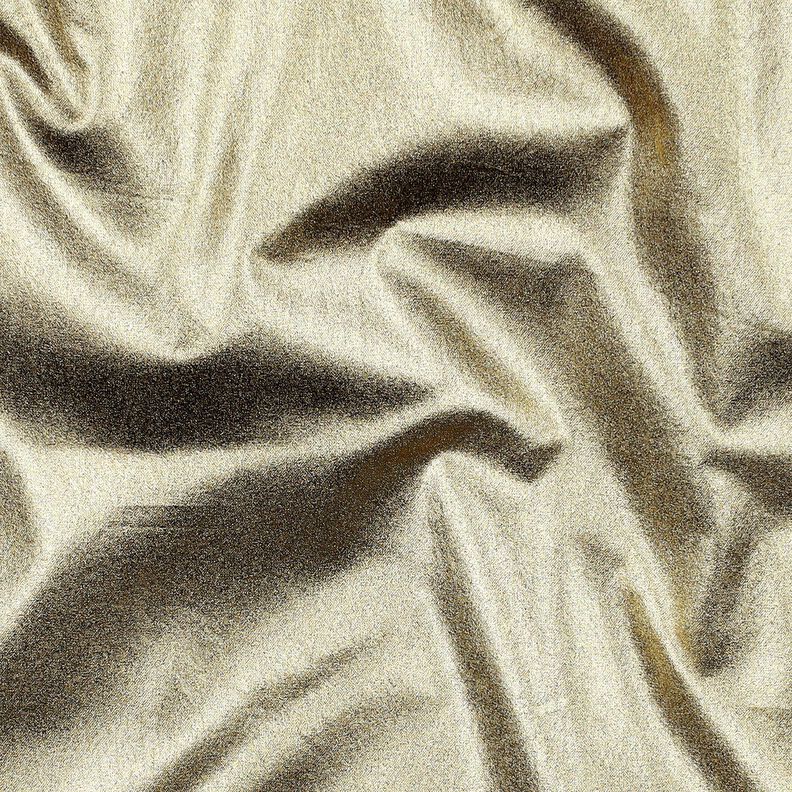 Cotton Poplin Foil-finished Plain – metallic gold, image number 2