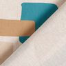 Decor Fabric Half Panama abstract shapes – natural/petrol,  thumbnail number 4