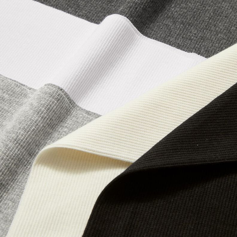 2x2 Ribbing Plain – black,  image number 6