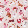 Coated Cotton playful kittens – rosé,  thumbnail number 5