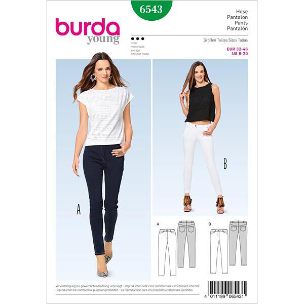 Pants, Burda 6543,  image number 1