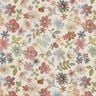 Decor Fabric Tapestry Fabric colourful flowers – light beige/rosé,  thumbnail number 1