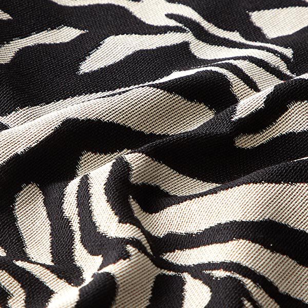 Zebra Tapestry Jacquard – black/white,  image number 2