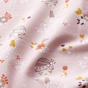 Cotton Jersey flower fairy – rosé, 