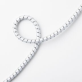 Strong outdoor rubber cord [Ø 10 mm] – white/black, 