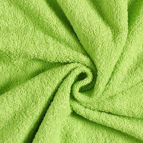 Towelling Fabric – apple green,  image number 1